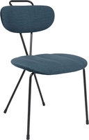 Стул AksHome Tori (темно-бирюзовый велюр Voss 86/черный) - фото