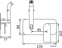 Гигиенический душ Shevanik S4105G - фото2