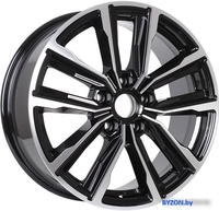 Литые диски K&K Лацио 17x7.5" 5x108мм DIA 67.1мм ET 45мм Алмаз черный - фото