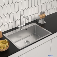 Кухонная мойка ARFEKA ECO AR 700*500 SATIN DECOR - фото