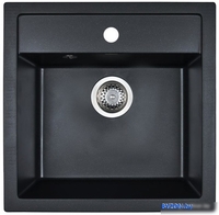 Кухонная мойка Wisent 510-25W (с сифоном GER013) - фото