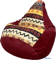 Кресло-мешок Flagman Груша Мега Г3.4-138 Африкус+Verona 743 - фото, картинка Кресло-мешок Flagman Груша Мега Г3.4-138 Африкус+Verona 743 - фото