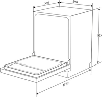 Встраиваемая посудомоечная машина ZUGEL ZDI608 - фото2