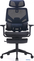 Офисное кресло CACTUS CS-CHR-MC01-BLBK (черный/синий) - фото2