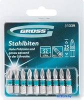 Набор бит GROSS 11339 (10 предметов) - фото