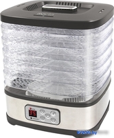 Сушилка для овощей и фруктов Marta MT-1877 (серый гранит) - фото