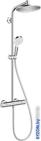 Душевая система Hansgrohe Crometta S 240 1jet Showerpipe [27267000] - фото