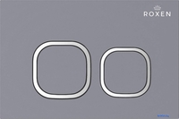 Унитаз подвесной Roxen Vine Tornado в комплекте с инсталляцией StounFix Dual Fresh 6 в 1 979019 (кнопка: серый гранит) - фото2