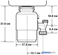 Измельчитель пищевых отходов InSinkErator S60 - фото2