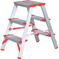 Лестница-стремянка Новая высота NV 512 двухсторонняя индустриальная 2x3 ступеней - фото