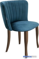 Стул Sheffilton SHT-ST36-1/S122 (тихий океан/темный орех/черный муар) - фото
