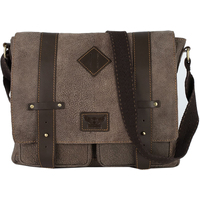 Мужская сумка Poshete 196-1138-8-COF (кофе) - фото