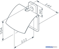 Держатель для туалетной бумаги AM.PM Gem A90341422 - фото2