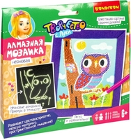 Алмазная мозаика Bondibon Совушка ВВ5349 - фото