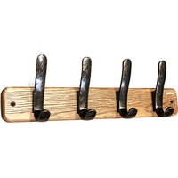 Набор крючков для одежды Sheffilton SHT-WH20 981556 (браш. коричневый/черный золотая патина) - фото