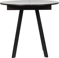 Кухонный стол ВВР Элип-2 (лавант/черный профиль, пластик) - фото2