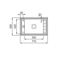 Кухонная мойка Elleci Value 130 G68 Bianco - фото2