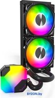 Жидкостное охлаждение для процессора Montech HyperFlow ARGB 240 (черный) - фото2, картинка2 Жидкостное охлаждение для процессора Montech HyperFlow ARGB 240 (черный) - фото2