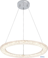 Подвесная люстра Escada 10293/1LED (хром/прозрачный) - фото, картинка Подвесная люстра Escada 10293/1LED (хром/прозрачный) - фото