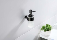 Дозатор для жидкого мыла Aquatek Лира AQ4405MB (матовый черный) - фото2