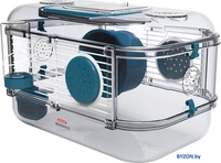 Клетка Zolux Rody 3 Mini 206013 (стальной синий) - фото, картинка Клетка Zolux Rody 3 Mini 206013 (стальной синий) - фото