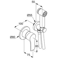 Смеситель Kludi Zenta SL 489980565 - фото2