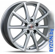 Литые диски Alcasta M61 16x6.5" 5x110мм DIA 65.1мм ET 38мм BKF - фото