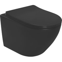 Унитаз Rea Carlo Mini Rimless REA-C8489 - фото