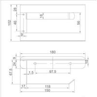 Держатель для туалетной бумаги Ledeme L5503-4 - фото2