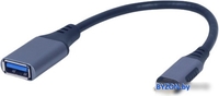 Кабель Cablexpert A-USB3C-OTGAF-01 USB Type-A - USB Type-C (0.15 м, фиолетовый) - фото