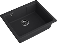 Кухонная мойка GranFest GF-Urban-4555 (черный) - фото2