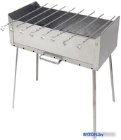 Разборный мангал КЕДР плюс МД-8Н (нерж. сталь 1.5 мм) - фото