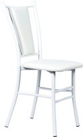 Стул ВВР Марсель (белый/белый, экокожа) - фото