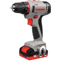 Дрель-шуруповерт Crown CT21081H-2 BMC (c 2-мя АКБ, кейс) - фото