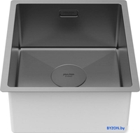 Кухонная мойка Paulmark Next 38 UNI PM213844-GM (черный/вороненая сталь) - фото2