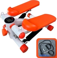 Классический степпер Atlas Sport AS-504 (белый/оранжевый) - фото