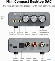 Настольный усилитель Fosi Audio K5 Pro - фото2