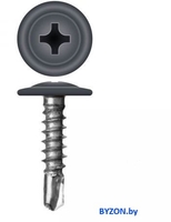 Starfix Со сверлом 4.2х19 прессшайба SM-18703-12000 (12000шт, оцинкованный, RAL 7024 графитово-серый) - фото2