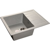 Кухонная мойка GranFest GF-Q650L (серый) - фото