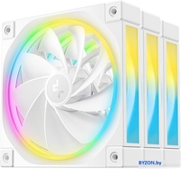 Комплект вентиляторов для корпуса DeepCool FL12R WH-3 IN 1 R-FL12R-WHAPN3-G - фото, картинка Комплект вентиляторов для корпуса DeepCool FL12R WH-3 IN 1 R-FL12R-WHAPN3-G - фото