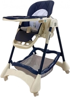 Высокий стульчик Nino Honey (темно-синий) - фото