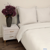 Постельное белье Sofi De MarkO Сэнди 50x70 НВ-сн-50х70сс (светло-серый) - фото