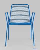 Стул Stool Group Дели с подлокотниками LV-107-5015 (металл голубой) - фото2, картинка2 Стул Stool Group Дели с подлокотниками LV-107-5015 (металл голубой) - фото2