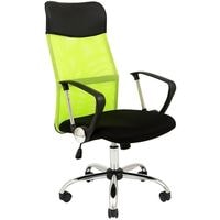 Кресло Mio Tesoro Монте AF-C9767 (черный/салатовый) - фото