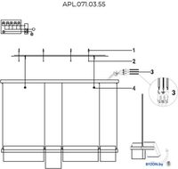 Подвесная люстра Aployt APL.071.03.55 - фото2, картинка2 Подвесная люстра Aployt APL.071.03.55 - фото2