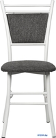 Стул ВВР Мажор (серый/белый, рогожка) - фото2