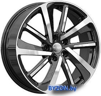 Литые диски K&K КС1111 18x7" 5x105мм DIA 56.6мм ET 38мм Алмаз черный - фото