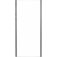 Душевая стенка Rea Rapid 90 (черный/прозрачное стекло) - фото