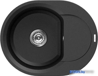 Кухонная мойка Elleci Easy Round 600 Full Black 40 - фото