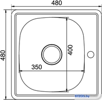 Кухонная мойка Mixline 528187 (полированная, 0.6 мм) - фото2